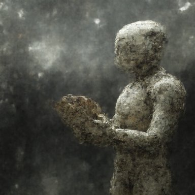 QuaRot W3A3: A humanoid robot reading a newspaper in a crowded subway station, photorealistic, cinematic lighting