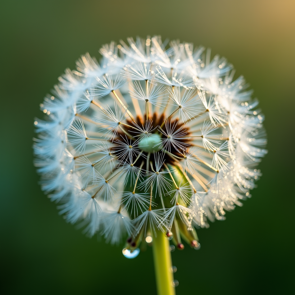 BF16: extreme macro photograph of a dandelion